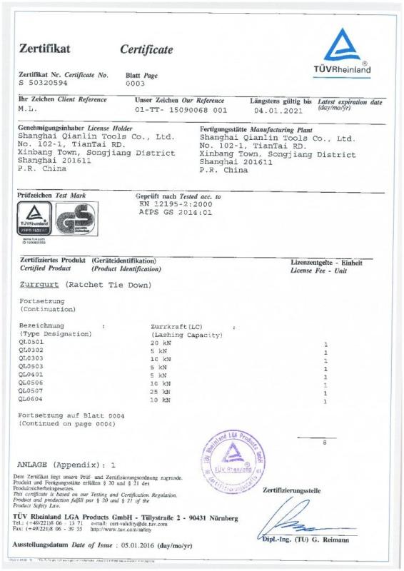 GS - Shanghai Hansheng International Co., Ltd.