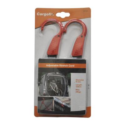 China 8mm GS Certified Smart Adjustable Hook Bungee Cord With QL3219 Hooks - 1.2m for sale