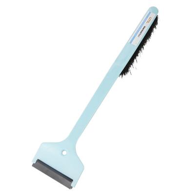 China Brass Wire Multi Function Window Ice Scraper Five-in-One Plastic Snow Brush for sale