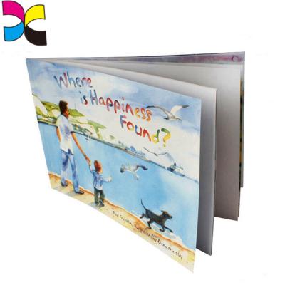 China paper & Hot sale custom colored paperboard, art paper printing, children reading softcover book for sale