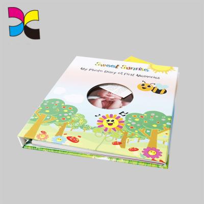 China Art Paper Hardcover baby book with album cover, paper box package for sale