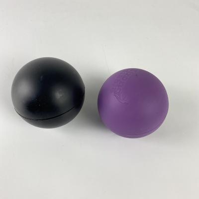 China High Quality Body Building Fitness Equipment Custom Yoga Roller Lacrosse Ball Body Foot and Silicone Therapy Massage Back Ball for sale