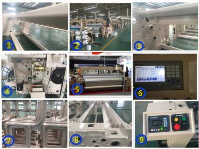 China 190CM WATER JET LOOM MACHINE DOUBLE NOZZLE FEEDER DOBBY SHEDDING for sale