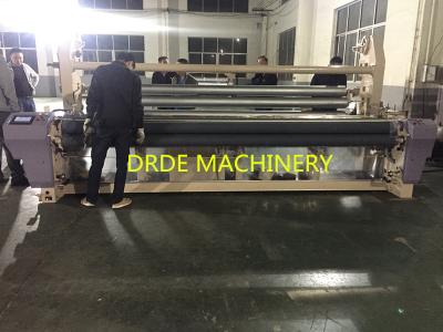 China 340CM WATER JET LOOM WITH DOUBLE BEAM ATTACHMENT AND CAM SHEDDING for sale