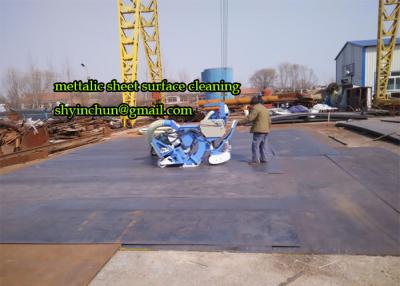 China MOVABLE STEEL SHEET RUST-SURFACE BLAST-CLEAN MACHINE for sale