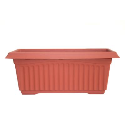 China Eco-friendly Outdoor Home Garden Balcony Planter Indoor Durable Plastic Flower Pots for sale