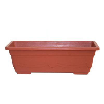 China Eco-friendly Color PP Plastic Large Planter Plant Terracotta Flower Pots Vegetable Flower Pot for sale