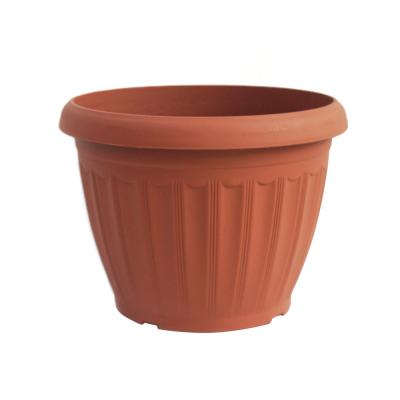 China Low Price Eco-friendly Durable Wholesale Indoor Decorative Round Plastic Flower Plant Pots for sale