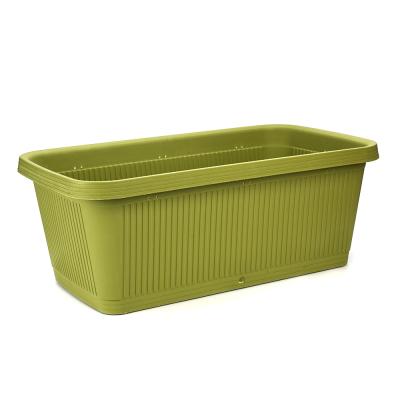 China Eco - Friendly Durable Modern Outdoor Vegetable Flower Plastic Planter Pot for sale