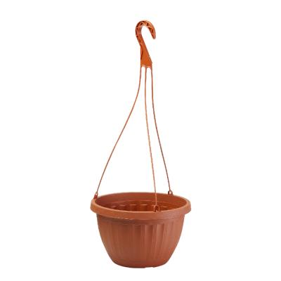 China Eco-friendly Cheap Durable Home Garden Plastic Flower Planter Hanging Pot for sale