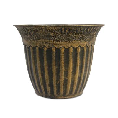 China Super Thick Antique Round Plant Flower Pot Plastic Planter Eco - Friendly for sale