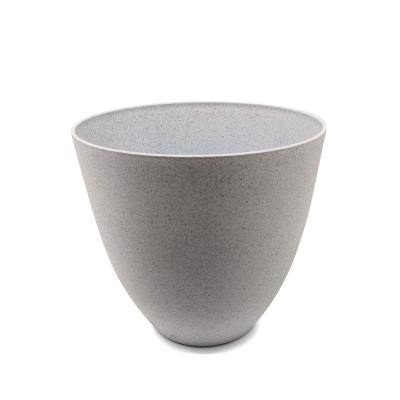 China Eco - Friendly Wholesale Outdoor Indoor Round Shaped Plastic Flower Pot Planter for sale