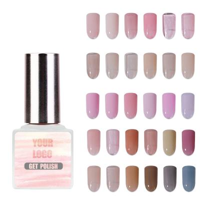 China DIY Nail Paint YQ 3000 Color Frosted Custom Private Label Organic Nail Polish Bottle Vegan Skin Off Matte Nail Polish for sale