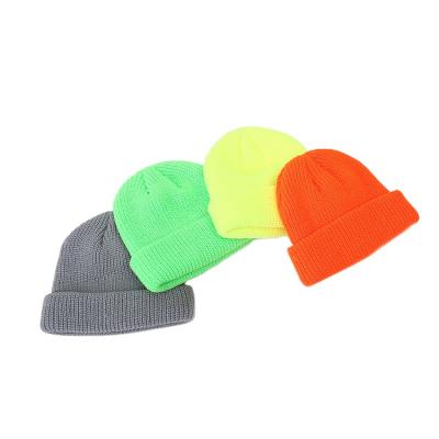 China Cute JOINT New Fashion Knit Solid Color Warm Beanie Winter Unisex Knitted Beanie Hats for sale