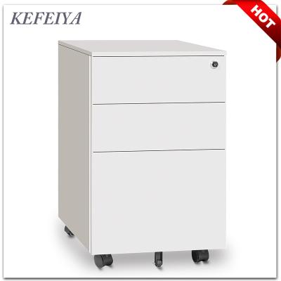 China Modern Side 3 Drawer Movable Kefeiya Pedestal for sale