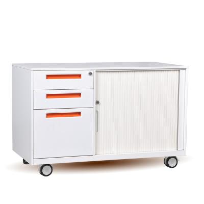 China Germany Tambour Mobile Door Cabinet Office Steel Cart Of Filing Cabinet for sale