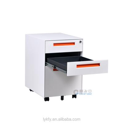 China Durable Luoyang Kefeiya Office Furniture Work Vertical File Cabinet Underdesk Mobile Pedestal for sale