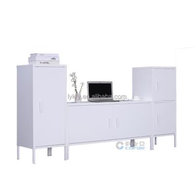 China (Size) Luoyang Kefeiya Adjustable Home Furniture Metal Grocery Storage Living Room Cabinet Set TV Stand for sale