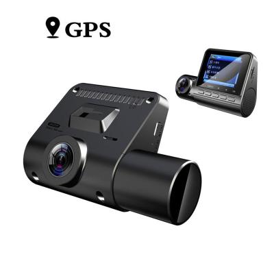 China NIGHT VISION 2 Inch Car Camera Dual Dash Cam 1080P Car DVR With GPS G-sensor Motion Detection for sale