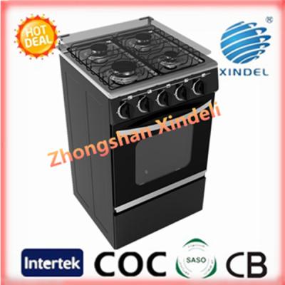 China Family Hot Sale Gas Oven Professional Black Paint Gas Stove for sale