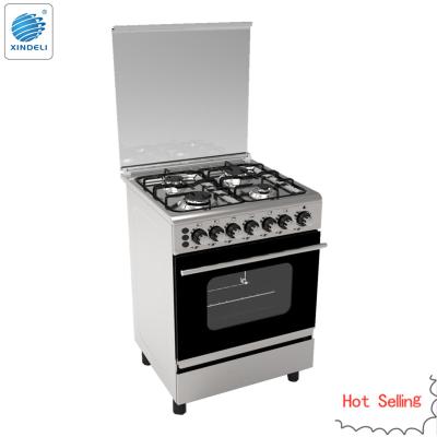 China Convection mirror stainless steel body gas stove with oven with pizza pan toaster for home use for sale