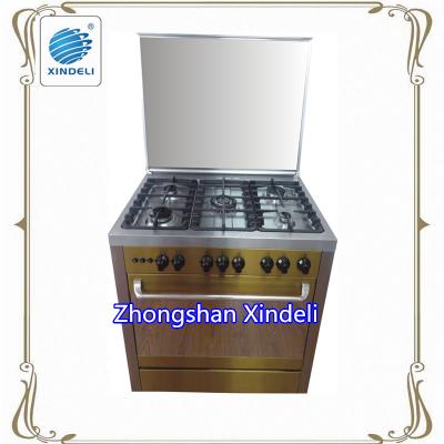 China Family CB , SASO Certification Free Standing Cooking Range With Gold Body for sale