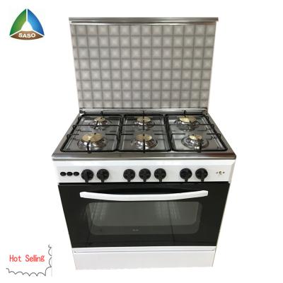 China No. 6 burners 30inch gas cooker grill gas oven convenient cooker for sale for sale