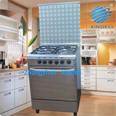 China With Hot Selling 24Inch Grill Range Cooker / Glass Gas Oven With 4 Burner Gas Stove Easy Operation for sale