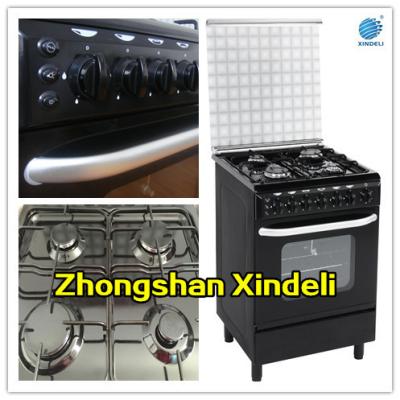 China Stainless Steel Kitchen Appliances Free Standing Gas Cooker With 4 Euro Pool Burners for sale