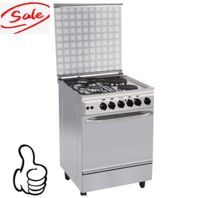 China Good Price 600*600mm Auto Ignition + Rotisserie + Oven Lamp Universal Electric And Gas Cooker With Oven For Roast Cooking for sale