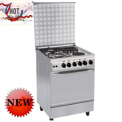 China Auto Ignition + Rotisserie + Oven Lamp Elegant Heat Resistant Free Gas Plus Electric Cooker with 2 Hot Plates for sale