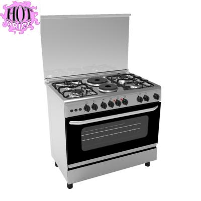 China Dining room bestsellers factory price electric oven with gas cooker with 2 hotplates for sale