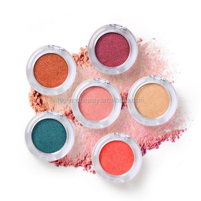 China Simple Waterproof Makeup Eyeshadow Palette 6 Colors Pigment Ultra Matte Makeup Eyeshadow Shimmer Colors for sale