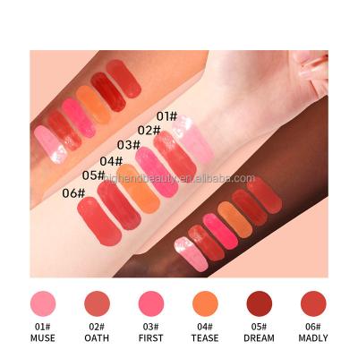 China Waterproof Cosmetic Make Up Custom Private Label Liquid Makeup Blush Ore Blush Ultra Creamy Makeup Blush for sale