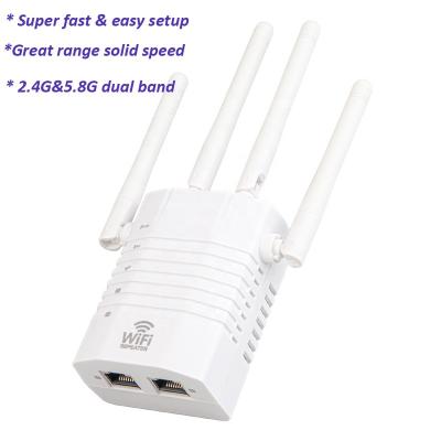 China Wifi repeater extender rangextd wifi booster 1200Mbps range wireless supplement mobile network repeater booster for sale