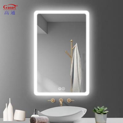 China Illuminated Genuine Backlit Bathroom Bath Salon Vanity Smart Large Hotel Full Length Home Decor Wall Mirror With Led Light for sale