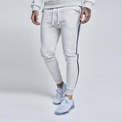 China Anti-wrinkle 2021 custom logo men's winter OEM fitnesswear pants thick gym workout joggers for sale