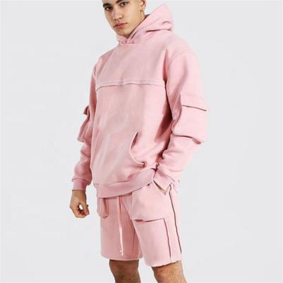 China Fashionable Breathable Customized Sports Tracksuit Mens Customizable 2 Piece Sweat Suits Sets Tracker for sale