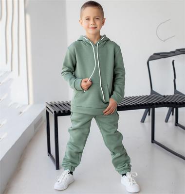 China 2021 Low MOQ Kids Sportswear Breathable Empty Boys Girls Wears Sweat Suits Logo Kid Tracksuit Jogger Sets Custom Made for sale