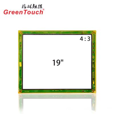 China Cheap RS232 Interface IR Touch Screen, Frameless Single Touch, 19