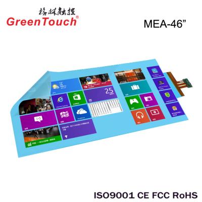 China Meeting Room 10 Touch Multi Points Film Touch Foil 32 Inch~ 32 Type 120 Inch USB Capacitive Touch Screen LCD for sale