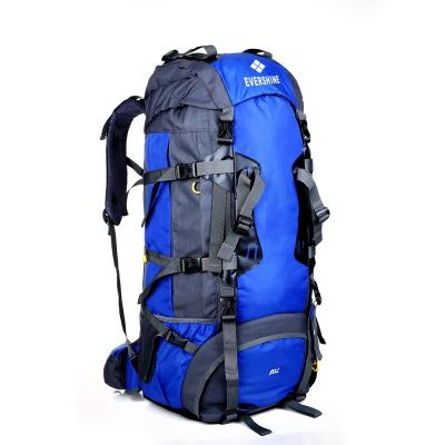 China EVERSHINE 80L Anti-theft Water Resistant Nylon Mountaineering Bag Backpack for sale