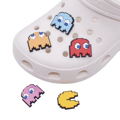 China Other New Custom 2022 PVC Stem Bitz Croc Rubber Shoe Charms Kid's Shoe Decorations For Hinder Charms for sale