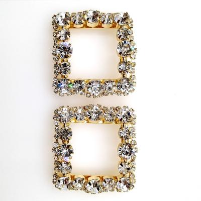 China Hot Sale Shoe Buckle Shoe Clip Bling Rhinestones For Woman for sale