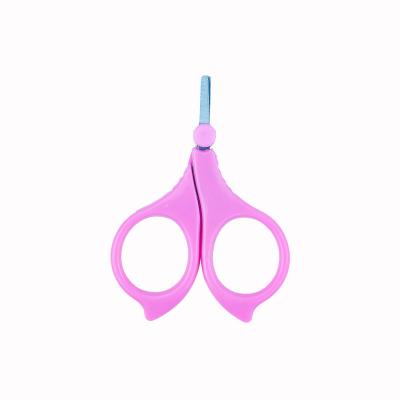 China Mini Baby Scissors Wholesales Portable Safety Kitchen Household Baby Safety Scissors for sale