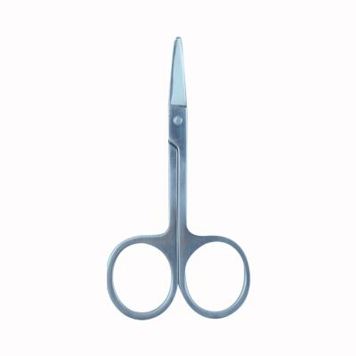 China High Quality Beauty Curved Round Eyebrow Tip Safety Scissors Factory Cuticle Manicure Safety Baby Scissors for sale