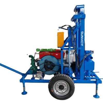 China Construction worksÂ   100m Water Well Tractor Mounted Drill Rig for sale