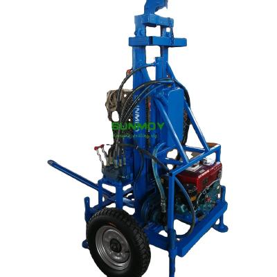 China Construction Material Shops SUNMOY HG260D-120 DIESEL ENGINE HYDRAULIC DRILLING RIG for sale