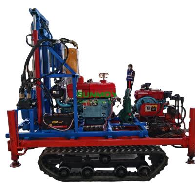 China Building material stores SUNMOY HC300D-80 DIESEL ENGINE DRILLING RIG Water HYDRAULIC drilling rig for sale