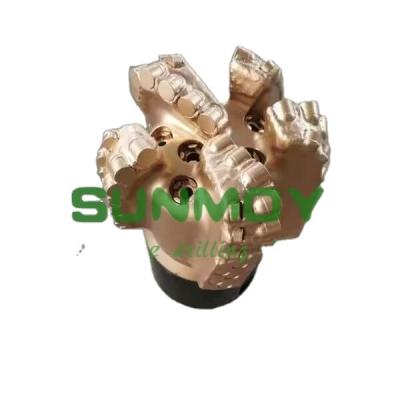 China Construction worksÂ   8 inch with 5 blade PDC Diamond Drill Bit High Quality steel body for sale